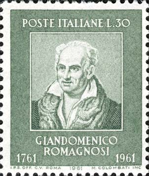 Francobollo Ritratto di Giandomenico Romagnosi -  1961