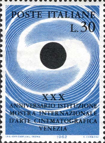 Francobollo Cerchio Entro Spirale -  1962