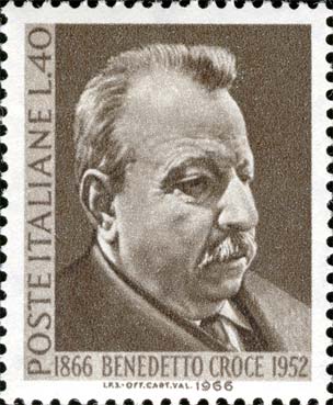 Francobollo Ritratto di Benedetto Croce -  1966