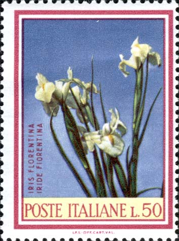 Francobollo Iris -  1967