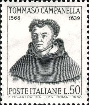 Francobollo Ritratto di Tommaso Campanella -  1968
