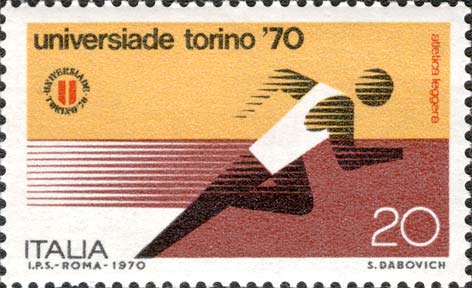 Francobollo Atleta in Corsa -  1970