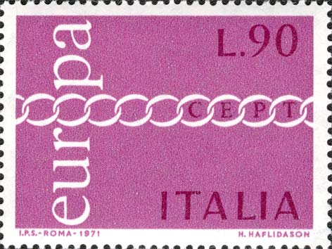 Francobollo Catena -  1971