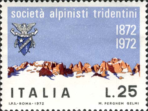 Francobollo Gruppo del Brenta -  1972