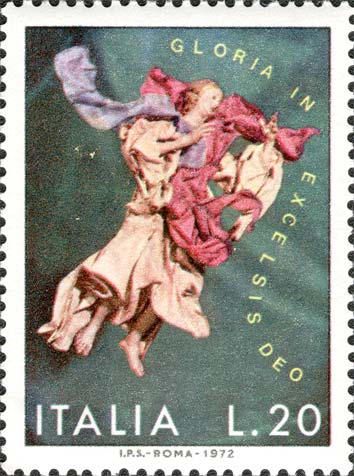 Francobollo Angelo -  1972