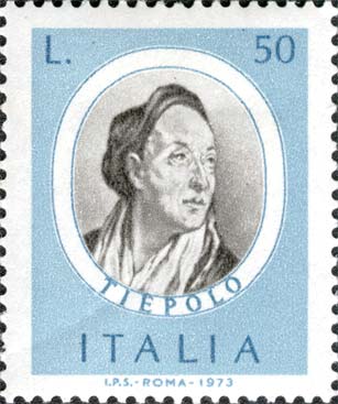 Francobollo Tiepolo -  1973
