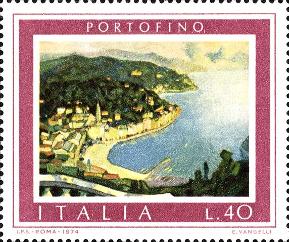 Francobollo Portofino -  1974