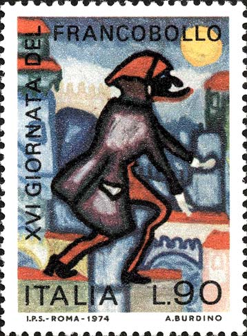 Francobollo Pantalone -  1974