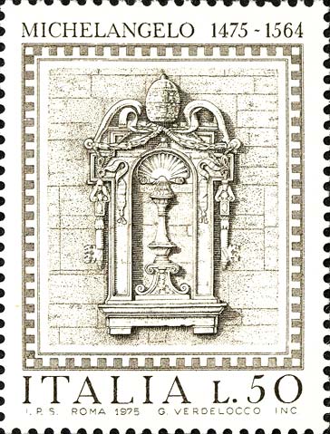 Francobollo Finestrone Decorativo -  1975