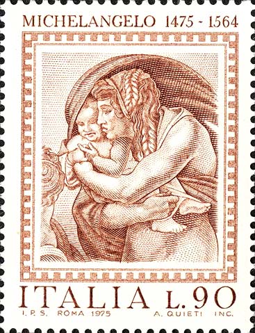 Francobollo Diluvio Universale -  1975