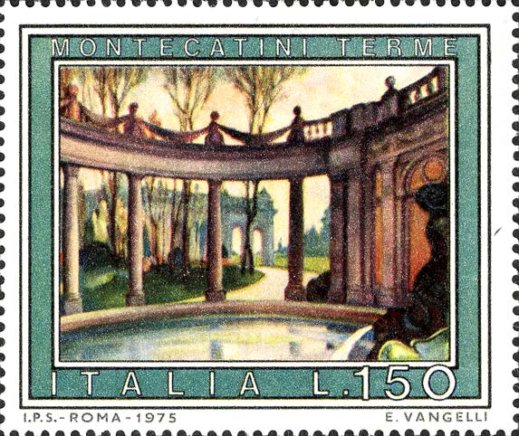 Francobollo Montecatini Terme -  1975
