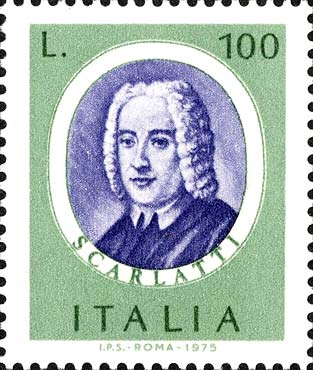 Francobollo Alessandro Scarlatti -  1975