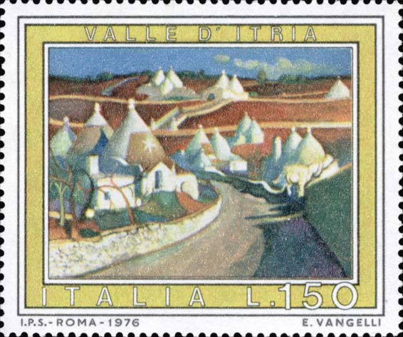 Francobollo Valle d'Itria -  1976