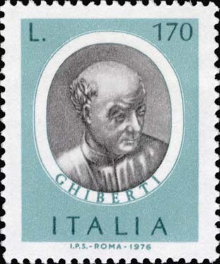 Francobollo Lorenzo Ghiberti -  1976