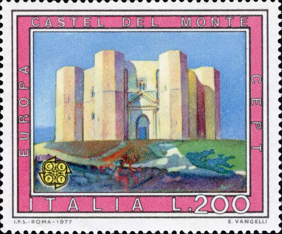 Francobollo Castel del Monte -  1977