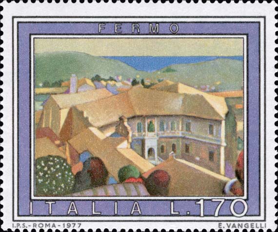 Francobollo Fermo -  1977