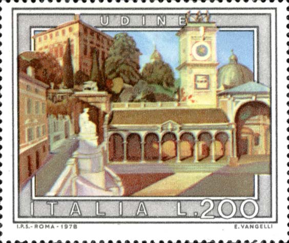 Francobollo Udine -  1978