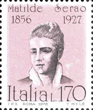 Francobollo Matilde Serao -  1978