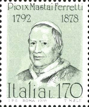Francobollo Pio IX -  1978