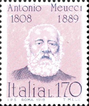 Francobollo Antonio Meucci -  1978