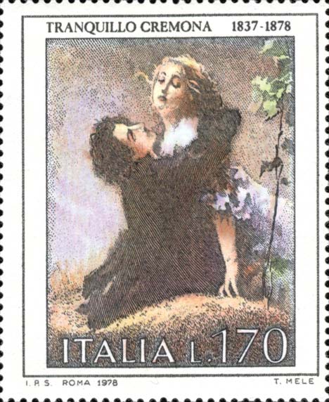 Francobollo Edera, Opera di Tranquillo Cremona -  1978