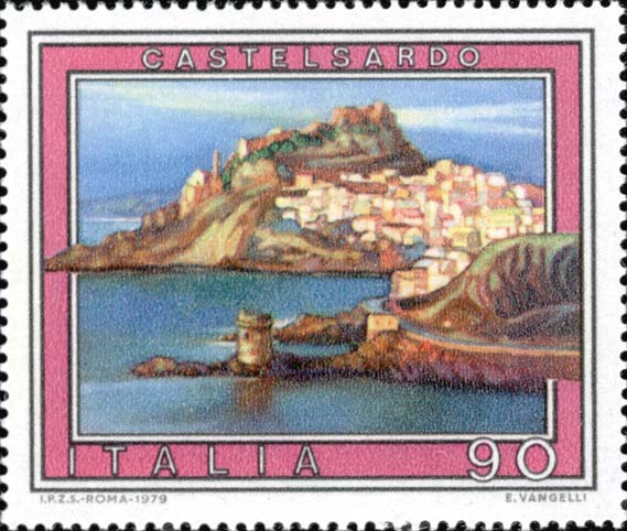 Francobollo Castelsardo -  1979