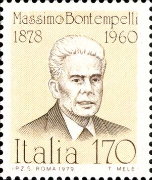 Francobollo Massimo Bontempelli -  1979