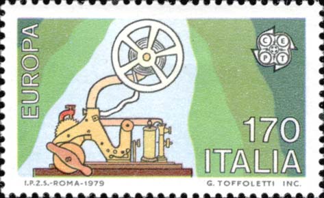 Francobollo Telegrafo -  1979