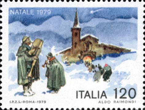 Francobollo Paesaggio Invernale -  1979