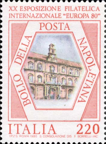 Francobollo Palazzo Reale di Napoli -  1980