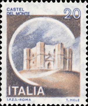 Francobollo Castel del Monte, ad Andria -  1980