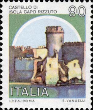 Francobollo Castello di Isola Capo Rizzuto -  1980