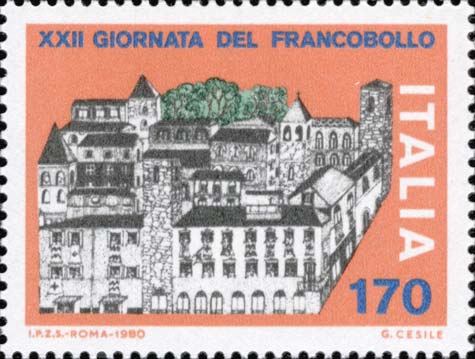 Francobollo Paesaggio Cittadino -  1980