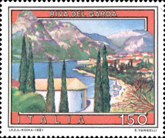 Francobollo Riva del Garda -  1981