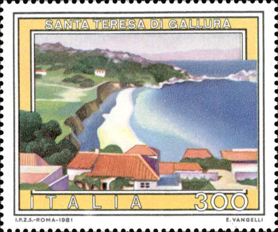 Francobollo Santa Teresa di Gallura -  1981