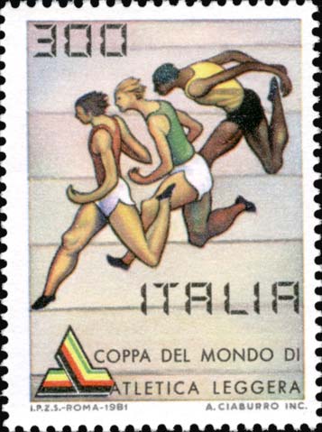 Francobollo Corridori -  1981