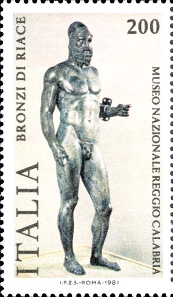 Francobollo Guerriero di Fianco -  1981