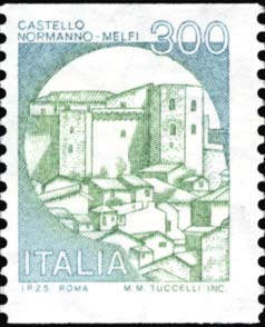 Francobollo Castello Normanno di Melfi -  1981