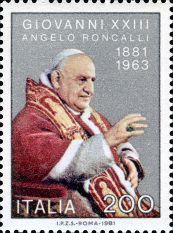 Francobollo Ritratto di Papa Giovanni XXIII -  1981