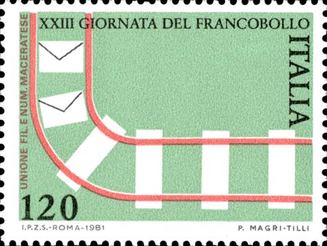 Francobollo Rotaia -  1981
