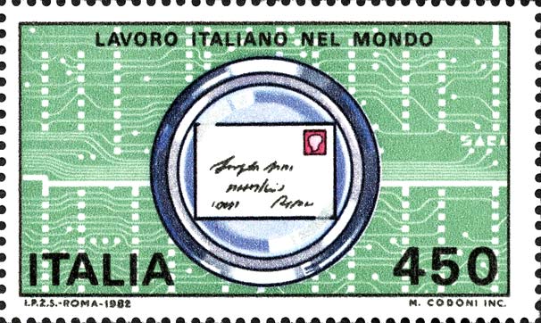 Francobollo Lettore Ottico per Corrispondenza -  1982