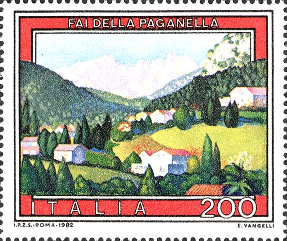 Francobollo Fai della Paganella -  1982