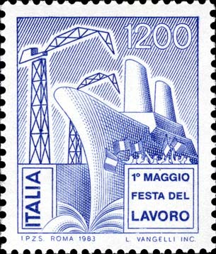 Francobollo Nave al Varo -  1983