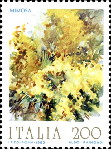 Francobollo Mimosa -  1983