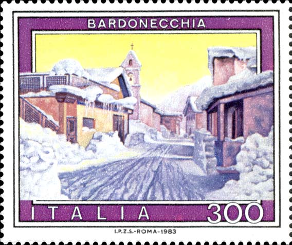Francobollo Bardonecchia -  1983