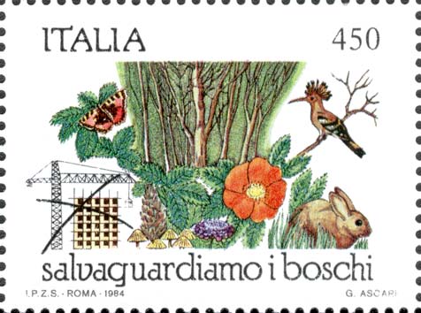 Francobollo Difesa da Insediamenti Edilizi -  1984
