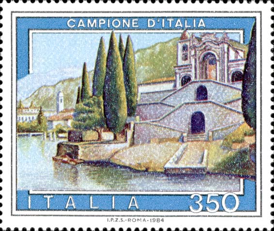Francobollo Campione d'Italia -  1984