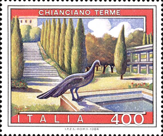 Francobollo Chianciano Terme -  1984
