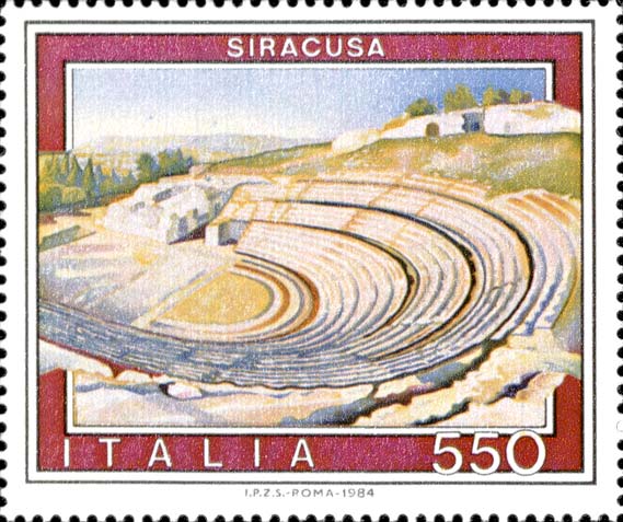 Francobollo Siracusa -  1984