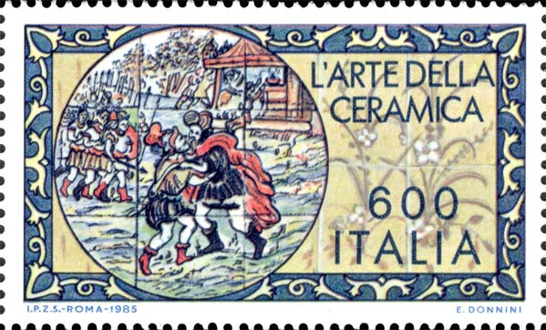 Francobollo Piastrelle -  1985